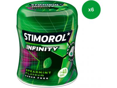 Stimorol Infinity - Spearmint - suikervrij - 88g x 6
