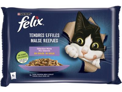 Felix Malse Reepjes - selectie in gelei - vlees en vis - 340g