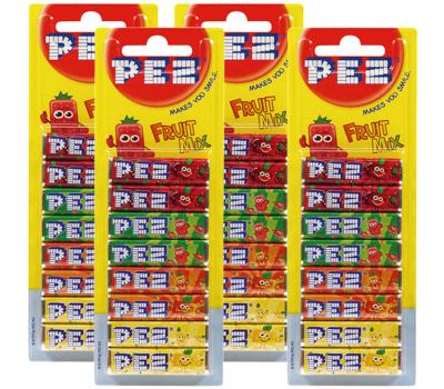 PEZ Refill 8-pack - 4 stuks - 256g