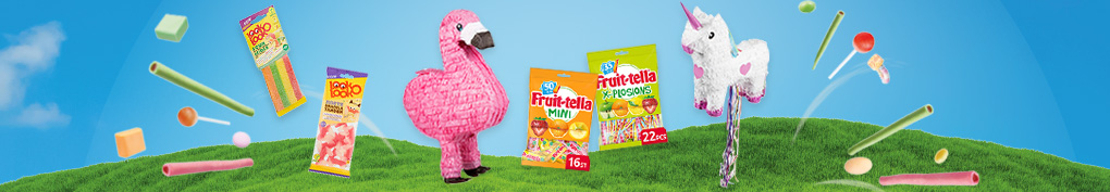 kies zelf je piñata en gewenst snoep