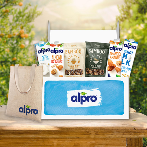 exclusieve Alpro x Bamboo Healthy Breakfast Box