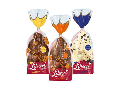 Libeert Sensations paaseitjes mix - melk speculoos - melk karamel zeezout - wit cookies & cream 