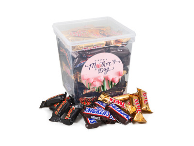 Mars Mini's: Mars, Twix, Snickers - Moederdag chocolade - 110 stuks - 2200g