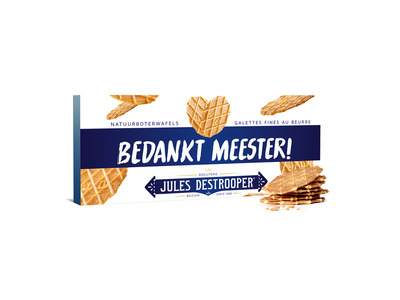 Jules Destrooper Gaufrettes au beurre naturel - 