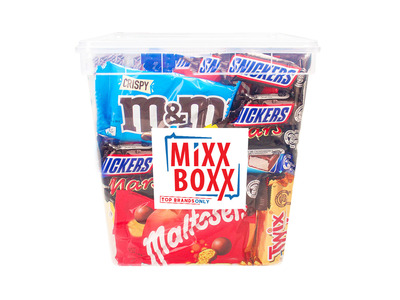 Mars Super Party box - Mars, Snickers, Twix, Milky Way, Maltesers & M&M's - 1500g
