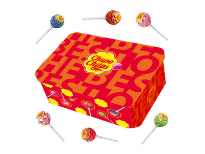 Chupa Chups Best of candy collection box - lollies - 48 stuks - 620g