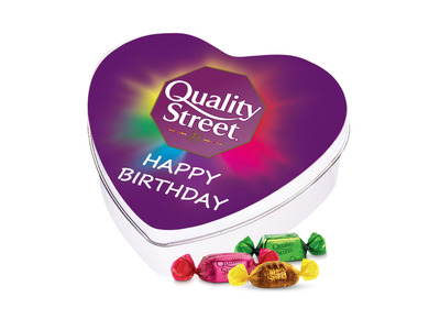 Quality Street coffret cadeau coeur « Happy Birthday » - 160g