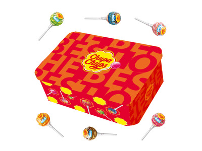 Chupa Chups Best of Mini candy collection box - lollies - 70 stuks - 420g
