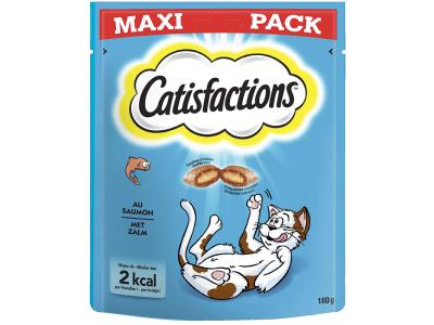 Catisfactions kattensnacks met zalm - kattensnoepjes - 180g