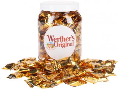 Werther's original - karamelsnoepjes - herbruikbare verpakking - ca. 650g