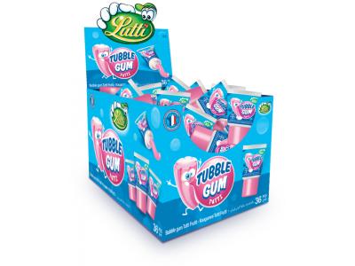 Lutti Tubble gum - tutti frutti - 36 stuks
