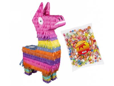 Piñata Lama (58 x 35 x 10 cm) met Party mix snoepjes - 915g