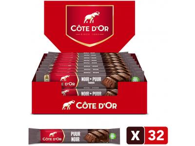 Côte d'Or chocoladerepen - puur - 47g x 32