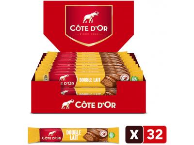 Côte d'Or chocoladerepen - melk double lait - 46g x 32