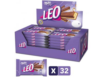 Milka - Leo chocolade melk - 33g x32
