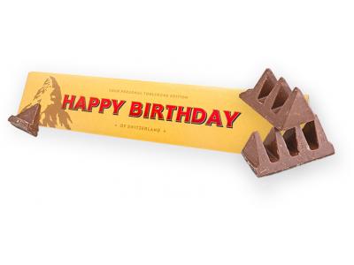 Toblerone Chocolade Cadeau - 'Happy Birthday!' - 360g