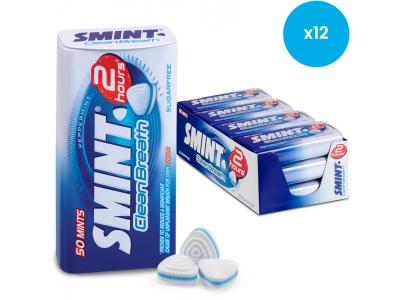 Smint Clean Breath Peppermint - 12 doosjes