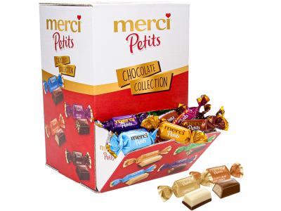 merci Petits chocolate collection - dispenser voor bij de koffie - 1250g