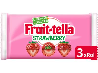 Fruit-tella Strawberry 3-pack - 123g