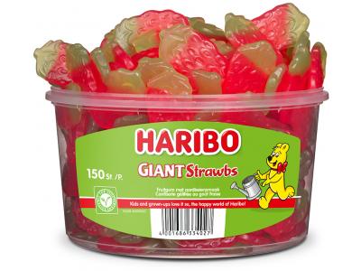 Haribo Aardbeien - 150 stuks - 1350g