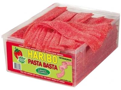 Haribo Pasta Basta Aardbei - 150 stuks - 1125g 