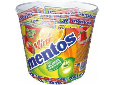 Mentos mini rollen - Fruit mix snoep - 120 stuks - 1260g