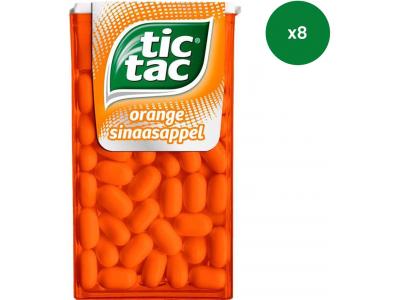 Tic Tac sinaasappel - 49g x 8