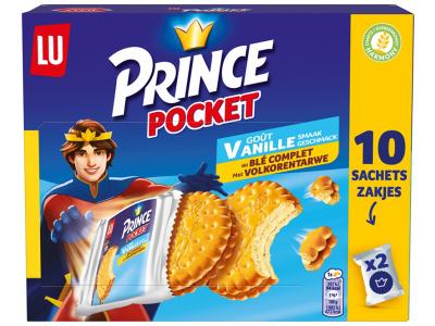 Prince pocket vanille - gevulde koek met vanillecrème - 400g
