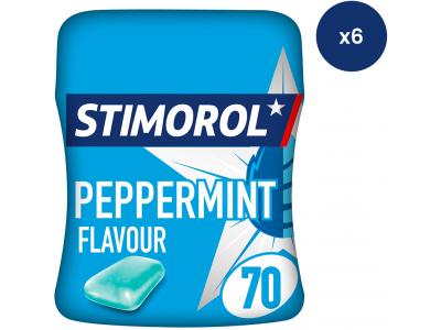 Stimorol Peppermint - suikervrij - 101,5g x 6 