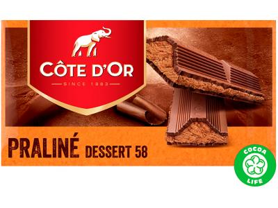 Côte d'Or chocoladereep - Praliné Dessert 58 - 200g