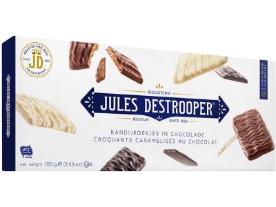 Jules Destrooper Kandijkoekjes in chocolade - 100g