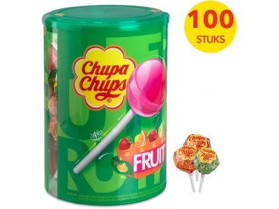 Chupa Chups Fruit Silo - 100 stuks