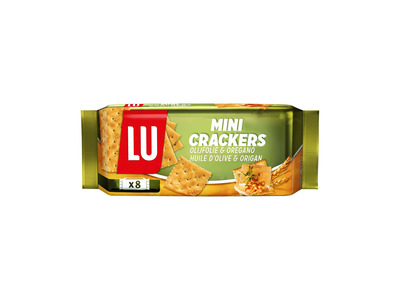 LU Mini Crackers Oliveoil Oregano 250g