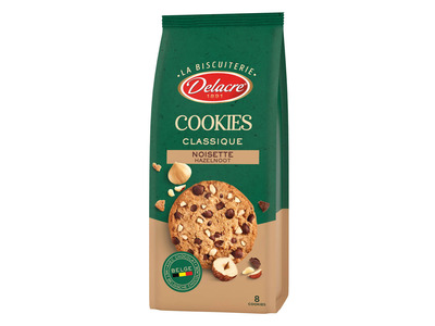 Delacre Cookies Choco Hazelnoot - 8 Koekjes - 136g