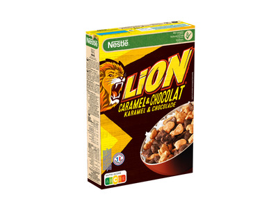 Lion ontbijtgranen - karamel & chocolade - 480g