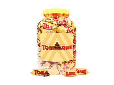 Toblerone mini - ca. 125 stuks - 1000g