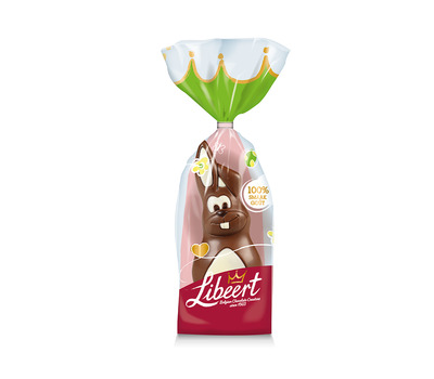 Libeert haasje melk décoré - chocolade voor Pasen - 85g