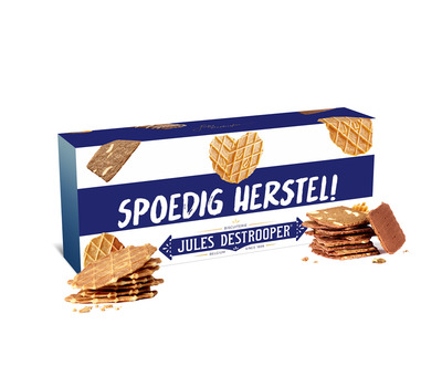 Jules Destrooper Natuurboterwafels (100g) & Amandelbrood met chocolade (125g) - 