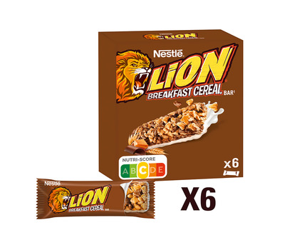 Lion 'Breakfast Cereal' Graanrepen - 6 repen per doos - 150g
