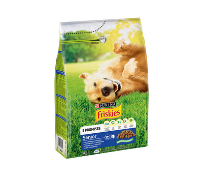Friskies droog hondenvoer - kip & groenten - senior honden - 3000g