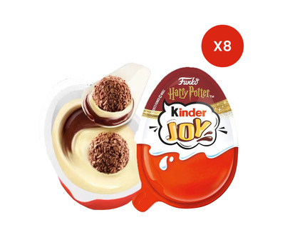 Kinder Joy - 8 chocolade eieren met DC superhelden figuur - 160g