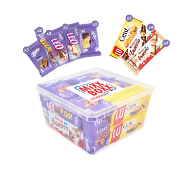 Koffie Treats mix - Milka, Lu Cent, Kinder Bueno - 24 stuks - FAMILY PACK - 943g