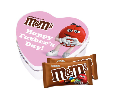 M&M's geschenkdoos hartje 'Happy Father's Day!' - choc - 90g