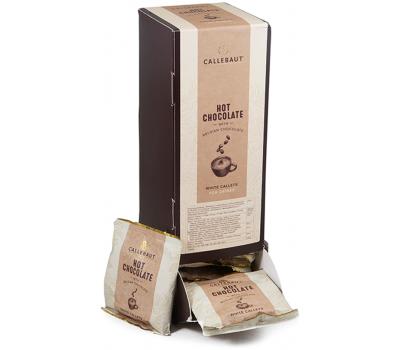 Callebaut witte chocoladestukjes voor chocolademelk - 35g x 25