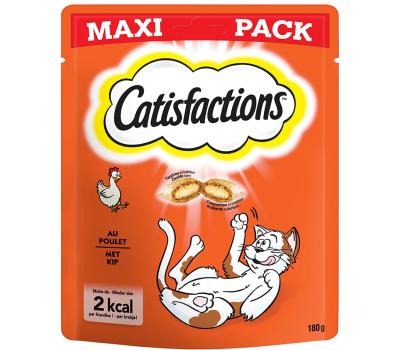 Catisfactions kattensnacks met kip - kattensnoepjes - 180g