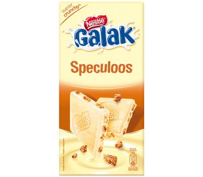 Galak witte chocoladetablet - speculoos - 125g