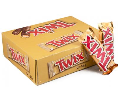 Twix single chocoladerepen - 32 x 50g