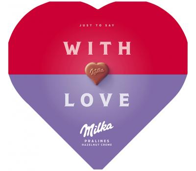 Milka - 'With Love' - hazelnoot - 165g