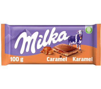 Milka - chocoladetablet met karamel - 100g