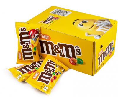 M&M'S Peanuts Single - 45g x 24